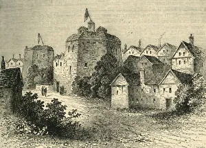 Bankside Gallery: The Globe Theatre, Temp. Elizabeth, (c1878). Creator: Unknown