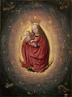 Images Dated 20th November 2013: The Glorification of the Virgin, 1490-1495. Artist: Geertgen tot Sint, Jans (ca. 1460-ca. 1490)