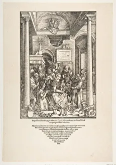 Glory Prints: The Glorification of the Virgin, from The Life of the Virgin, Latin Edition, 1511, 1511
