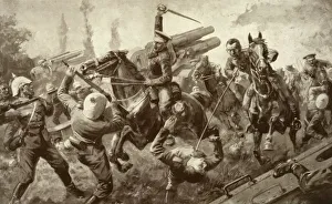 Conflict Prints: The Glorious Charge of the Ninth Lancers During the Great Retreat from Mons to Cambrai
