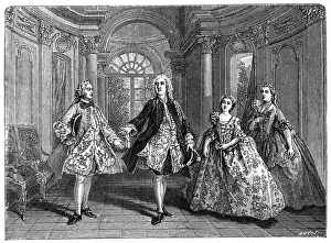 Destouches Prints: The Glorious Comedy Of Destouches, (1885). Artist: Lancret