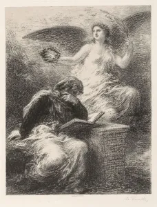 1836 1904 Prints: Glory, 1890. Creator: Henri Fantin-Latour (French, 1836-1904)