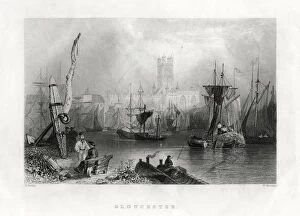 Images Dated 17th February 2006: Gloucester, England, 19th century. Artist: W Mossman