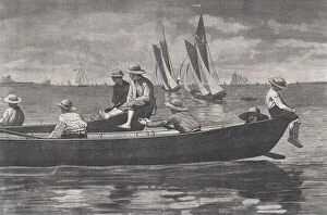 Gloucester Gallery: Gloucester Harbor (Harpers Weekly, Vol. XVII), September 27, 1873. Creator: Unknown