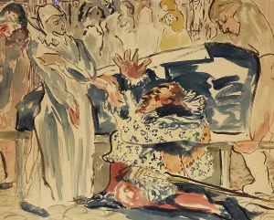Ernst Josephson Prints: Gloucester and Princess Anne. Scene from Shakespeare's Richard III