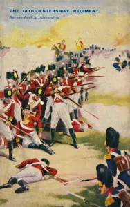 The Gloucestershire Regiment. Back-to-Back at Alexandria, 1801, (1939)