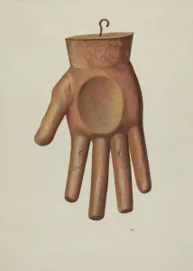 Shop Sign Prints: Glove Shop Sign, c. 1938. Creator: Joseph L. Boyd