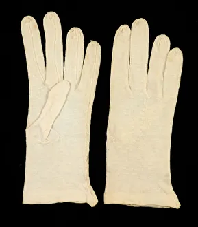 Knitwear Prints: Gloves, American, ca. 1860. Creator: Unknown