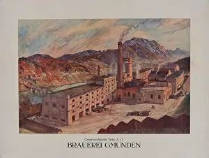 Brewery Prints: The Gmunden Brewery, c1930. Creator: Chlingensperg, Adelheid von (1887-1944)