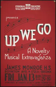 Music Score Prints: Up We Go, New York, [1930s]. Creator: Unknown