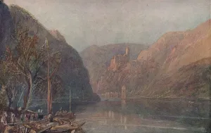 Aj Finberg Prints: Goarhausen and Katz Castle, 1909. Artist: JMW Turner