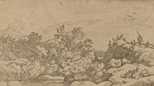 Goat Herd on a Hill, probably c. 1645 / 1656. Creator: Allart van Everdingen