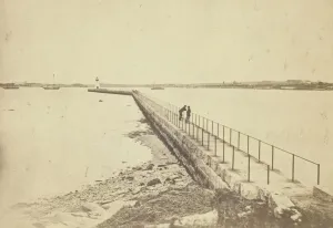 Causeway Collection: Goat Island, Lighthouse, 1864 / 67. Creators: Black & Case, James Wallace Black
