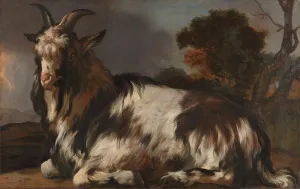 Winnincx Jan Baptist Prints: Goat Lying Down, 1645-1660. Creator: Jan Baptist Weenix