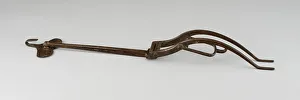Crossbow Prints: Goats Foot Spanner for a Pellet Crossbow, Europe, early 17th century. Creator: Unknown