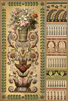Empire Collection: Gobelins tapestry and lacework, France and Germany, early 19th century, (1898). Creator: Unknown
