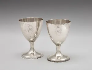 Initial Prints: Goblet, about 1795. Creator: Paul Revere