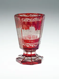Bohemia Crystal Prints: Goblet, Bohemia, c. 1850 / 75. Creator: Bohemia Glass