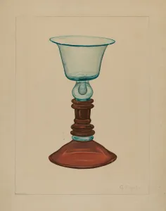 Capelli Giacinto Gallery: Goblet, c. 1936. Creator: Giacinto Capelli