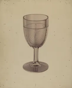Transparent Prints: Goblet, c. 1938. Creator: Edward White