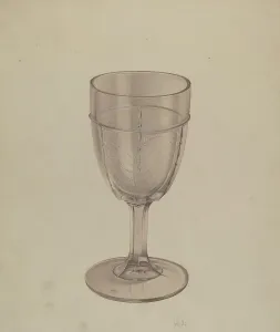 Transparent Prints: Goblet, c. 1939. Creator: Edward White
