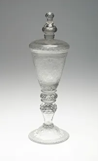 Brunswick Prints: Goblet with Cover, Brunswick, c. 1750. Creator: Probably engraved by Johann Heinrich