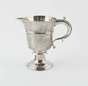 Silverware Collection: Goblet-Shaped Ewer, London, 1683. Creator: Unknown