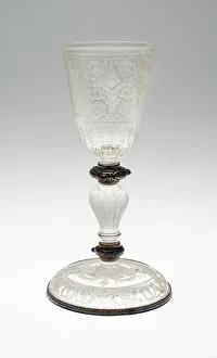 Rock Crystal Prints: Goblet, Vienna, 19th century. Creator: Unknown