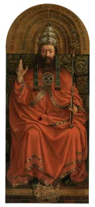 God The Father Prints: God Almighty, c1430s. Creator: Jan van Eyck