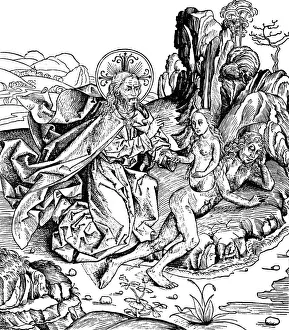 God creating Eve from Adams rib, 1493