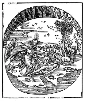 God creating Eve from Adams rib, 1508
