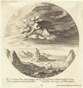 Wolfgang The Elder Georg Andreas Prints: God Creating Order from Chaos, 1665. Creator: Georg Andreas Wolfgang