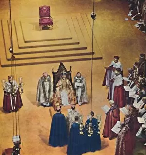 Queen Of Great Britain Gallery: God crown you with a crown of glory and righteousness. 1953