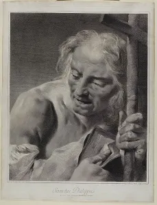 Giambattista Piazetta Prints: God the Father and Eleven of the Twelve Apostles, 1742. Creator: Giovanni Marco Pitteri