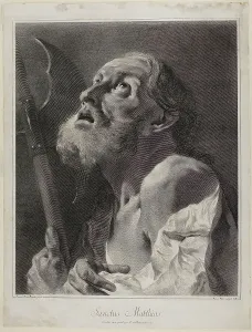 Matthias St Prints: God the Father and Eleven of the Twelve Apostles, 1742. Creator: Giovanni Marco Pitteri
