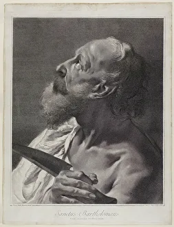 Giambattista Piazetta Prints: God the Father and Eleven of the Twelve Apostles, n.d. Creator: Giovanni Marco Pitteri