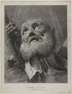 Giambattista Piazetta Prints: God the Father and Eleven of the Twelve Apostles, n.d. Creator: Giovanni Marco Pitteri