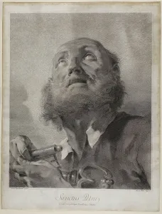 Giambattista Piazetta Prints: God the Father and Eleven of the Twelve Apostles, n.d. Creator: Giovanni Marco Pitteri
