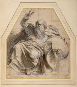 Elderly Prints: God the Father, c1628-29. Creator: Peter Paul Rubens (1577-1640)