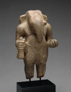 Southeast Asia Prints: God Ganesha, Pre-Angkor period, 7th / 8th century. Creator: Unknown