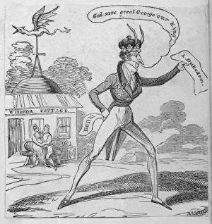 Caroline Collection: God save great George our King, c1820. Creator: Unknown
