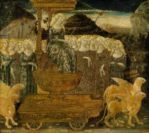 Gryphons Prints: Goddess of Chaste Love, 1468-75. Creator: Francesco di Giorgio Martini