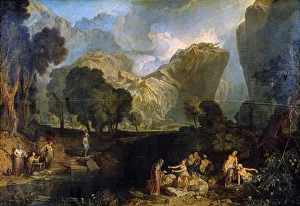 The Goddess of Discord Choosing the Apple of Contention in the Garden of the Hesperides, 1806. Artist: JMW Turner