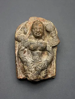 Goddess Durga Slaying the Buffalo Demon (Mahishasuramardini), Kushan period, 2nd century