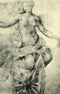 Alessandro Gallery: The goddess Fortuna, late 16th-early 17th century, (1943). Creator: Alessandro Allori