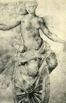 The goddess Fortuna, late 16th-early 17th century, (1943). Creator: Alessandro Allori