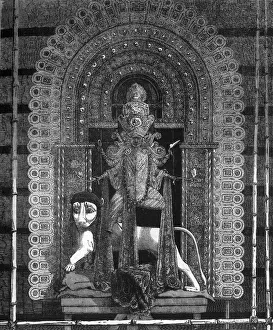 Change Collection: The Goddess Kali, the Favourite Divinity of the People of Calcutta, c1891. Creator: James Grant