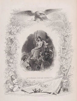 Beranger Pierre Jean De Gallery: The Goddess Liberty, from The Songs of Béranger, 1829