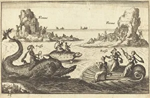 Goddesses Prints: Goddesses on the River. Creator: Balthasar Moncornet