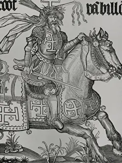 Eleventh Century Prints: Godfrey of Bouillon, (1060-1100)